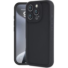Akmanora Newface Apple iPhone 16 Pro Kılıf Viera Silikon - Siyah