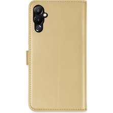 Akmanora Newface Tecno Pova 4 Kılıf Trend S Plus Kapaklı Kılıf - Gold