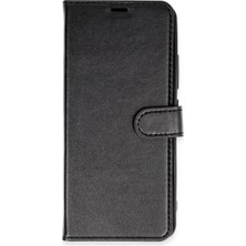 Durukar®  Infinix Note 10 Pro Kılıf Trend S Plus Kapaklı Kılıf - Siyah