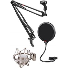 NB40X Set Rode Nt1-A Için Mikrofon Standı Filtre Shock Mount