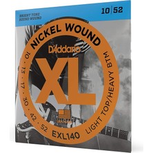 EXL140 Elektro Gitar Tel Seti, Xl, 10-52, Light Top/heavy