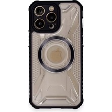 Akmanora Newface Apple iPhone 12 Pro Max Kılıf Prag Magneticsafe Kapak - Siyah