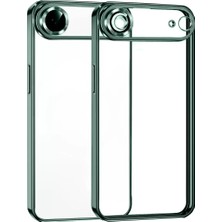 Akmanora Newface Apple iPhone 17 Air Razer Lensli Silikon - Yeşil
