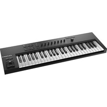 Instruments Komplete Kontrol A49 49 Tuş Midi Klavye, OLED Ekran, Nks, USB 2.0, ‎88.9 x 35.56 x 15.24 Cm, Siyah