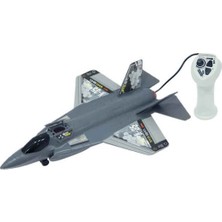 Goldlok Sesli ve Işıklı Air Forces Kablo Kumandalı  X-35 Jet