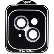 Akmanora Joko Apple iPhone 14 Pvd Metal Kamera Lens - Mavi