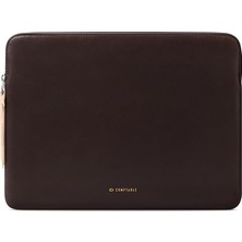 FourForce Suya Dayanıklı Pu Deri Kılıf iPad Air 11 Inç M3 2025, iPad Pro 11" M4 2024 ve Akıllı/magic Klavye ile Uyumlu Kalemlik, Çikolata
