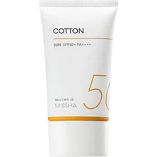 Yağlanma Eğilimi Gösteren Ciltler Için Mat Bitişli Güneş Kremi All Around Safe Block Cotton Sun