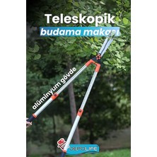Professional Çim Çit Budama Kesme Makası Alüminyum Teleskopik Uzayan Kollu Kırpma Makası Battal Boy