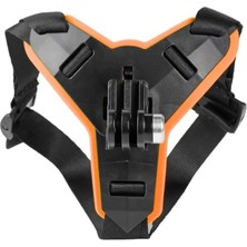 FourForce Aksiyon Kamera Kask Alt Çene Bağlantı Aparatı Pratik Turuncu