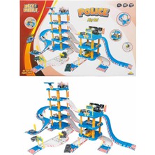 Maxx Wheels 4 Katlı Polis Garaj Seti 100 Parça