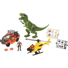 Dino Valley T-Rex Attack Oyun Seti - Yeşil Dinozor