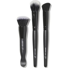 FourForce Macun Araçları Üçlü, Macun Ürünleri Için 3'lü Yüz Makyaj Fırçası Seti, Macun Astarı, Allık ve Bronzlaştırıcı, Vegan ve Hayvanlar Üzerinde Denenmemiş Olarak Kolayca Karıştırmanıza Yardımcı Olur