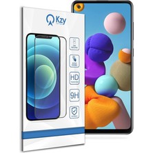 FourForce Iletişim Samsung Galaxy A21S ile Uyumlu Tam Kaplayan Temperli Ekran Koruyucu Cam