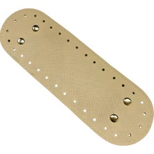 Elegantshop Rivetli Deri Çanta Tabanı Oval 7*22 cm