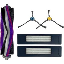 FourForce Robert Rs 770 780 Uyumlu Yedek Fırça Filtre Seti-5 Parça