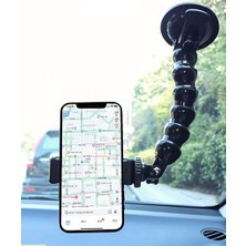 FourForce Vantuzlu Teleskobik Telefon Tutucu | Çok Amaçlı Cihaz Tutucu