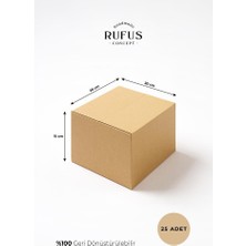 Rufus Concept 20X20X15CM Kraft Koli 25 Adet