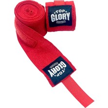 FourForce Glory (T1306) Kick Boks, Muay Thai, Boks El Bandajı 4,5 Metre Kırmızı