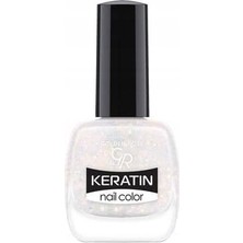 Rose Keratin Nail Color Glitter No: 405 - Keratin Içerikli Güçlendirici Parlak Oje