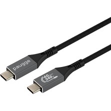 FourForce USB 4 Kablo - 40GBPS, USB C Görüntü, Ses, Data ve Şarj Kablosu - 8k 60Hz, 4K 144Hz /120Hz / 60Hz, Hdr (2 Metre)