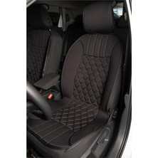 FourForce X1 ile Uyumlu Oto Koltuk Minderi Ön 2'li Set Elegance Siyah