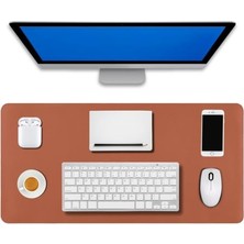 FourForce L Deri Mouse Pad,ofis Mouse Pad,masa Matı Sümen,konforlu Mouse Pad,çift Yönlü Mouse Pad (Kahverengi)