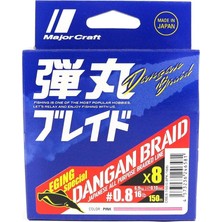 FourForce Craft Mc Dangan Braid Ip Db8 Pe 0.8/0.10MM/16LB/6.9KG/150 Metre Pink, Pembe