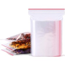 FourForce Torba Şeffaf Kilitli Poşet Tüm Ebatlar 100'LÜ (7x9 Cm)