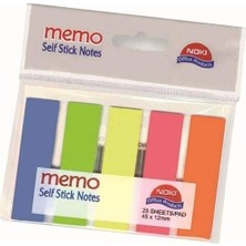 FourForce Memo Film Index 5 Renk 12X45MM 25 Yp. 12050 Yapışkan Notluk