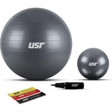 FourForce 25+65 cm Pilates Topu + Pompası + 3 Micro Bant