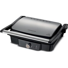 FourForce Izgara ve Tost Makinesi Metal HGM30.000SI - Grill Toast Machine, 2000 Watt, 180° Açılabilen Plakalar, Kademeli Sıcaklık Ayarı, Işıklı Uyarı, Kademeli Yükseklik Ayarı