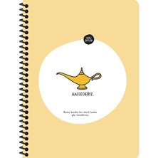 FourForce Şeyler 16,5 * 22,5 80YP.ÇIZ.STICKERLI Defter - Hallederiz