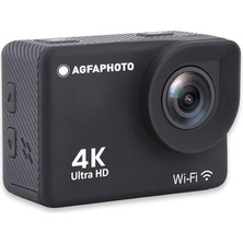 FourForce Realimove AC9000-30 Su Geçirmez Dijital Eylem Kamera (Gerçek 4K Eıs Anti-Shake, 170 Â ° Açı, 2.0 Inç LCD Ekran, 18 Zubehörteile, Wlan) Siyah M