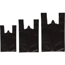 FourForce Kalın Poşet 3'lü Set (Küçük, Orta, Büyük)3 kg Market Manav Poşeti Hışır Atlet Poşet Çöp Poşeti