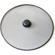 FourForce Home 29 cm Yağ Sıçratmaz Tel Kapak – Üstten Tutmalı Metal Kızartma Kapağı, Tava Üstü Sıçrama Önleyici, Sıçratmaz Koruyucu Kapak