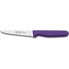 FourForce 61004-LZ Tırtıklı Uç Sebze Meyve Bıçağı 10 Renk Alternatifli (Mor)
