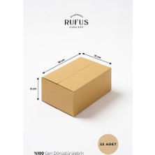 Rufus Concept 18X13X8CM Kraft Koli 25 Adet