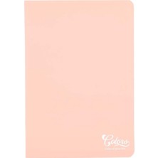 FourForce Colors A5 60 Yaprak Çizgili Defter, Somon