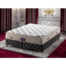 FourForce Istanbul Luxuria Pedli Ultra Ortopedik Yaylı Yatak Beyaz 90 x 200