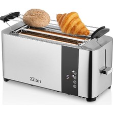 FourForce ZLN6234 Dijital Ekmek Kızartma Makinesi | 4 Dilim Kapasite | 7 Kademeli Isı Ayarı | LED Ekran | Yeniden Isıtma ve Buz Çözme Fonksiyonları | 1400W