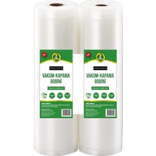 FourForce Metre (2 Adet 30CM x 5 Metre) Gofrajlı Tırtıklı Rulo Vakum Poşeti 2'li Bobin Vakumlama Folyosu Vakumlu Rul, Bpa Içermez, Tüm Vakumlama Makineleri Için, Kaynatılabilir, Tekrar Kullanılabilir…
