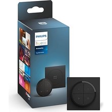 Philips Hue Tap Dial Switch Döner Anahtar Siyah Kişiselleştirilebilir Aksesuarlar İçin Uygun