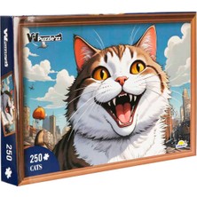 Witty Puzzlezz 250 Parça Puzzle: Gülen Kedi