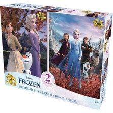 Prime 3D 200 Parça 2’li 3D Puzzle: Disney Frozen
