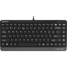 FourForce Tech FK11 Q Türkçe USB Fn-Multimedya Mini Siyah/gri Klavye