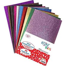 fourforce kıds eva 20x30 2 mm simli yapışkanlı 10'lu  kargo