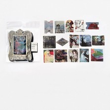 FourForce Impresyonist Pul Temalı 45 Adet Sticker Seti • Bullet Journal