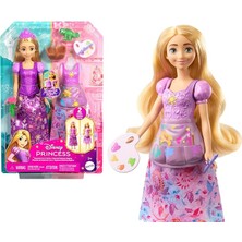 FourForce Disney Prensesi Oyuncakları, 2 Farklı Görünüme Sahip Rapunzel Bebek, 9 Aksesuar, Takılıp Çıkarılabilen 2 Büstiyer ve 2 Etek, Disney Karmakarışık'tan Ilham Alan 2'si 1 Arada Hikayeler, JBG09