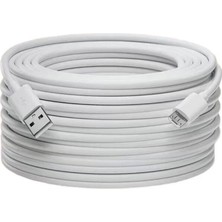 Schitec 3A 60W Usba To Micro Hızlı Data ve Şarj Kablosu 3 Metre Beyaz SX24